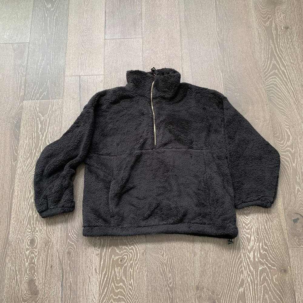 Old Navy 1/2 zip sherpa jacket